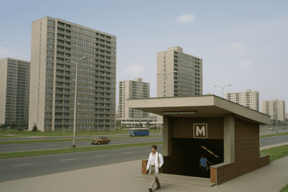 Československo mezi lety 1945–1989 vybudovalo sídliště, metro a infrastrukturu, která změnila tvář měst. Panelové domy, urbanistické celky a moderní doprava slouží dodnes.